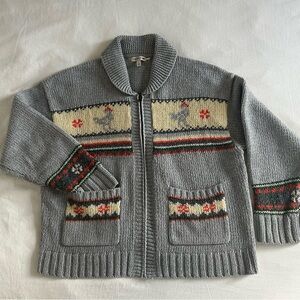 Toad&Co women’s wool zip sweater